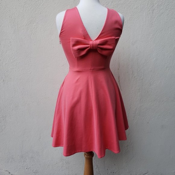 NWT kate spade Ponte Bow Dress Watermelon - Picture 4 of 10